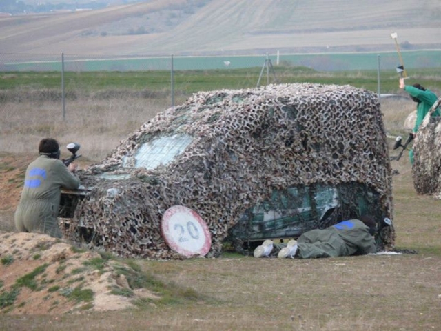 Campos de paintball cerca de Madrid